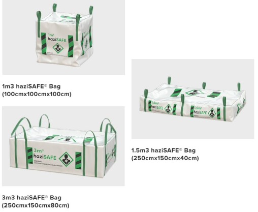 haziSafe bags and dimensions